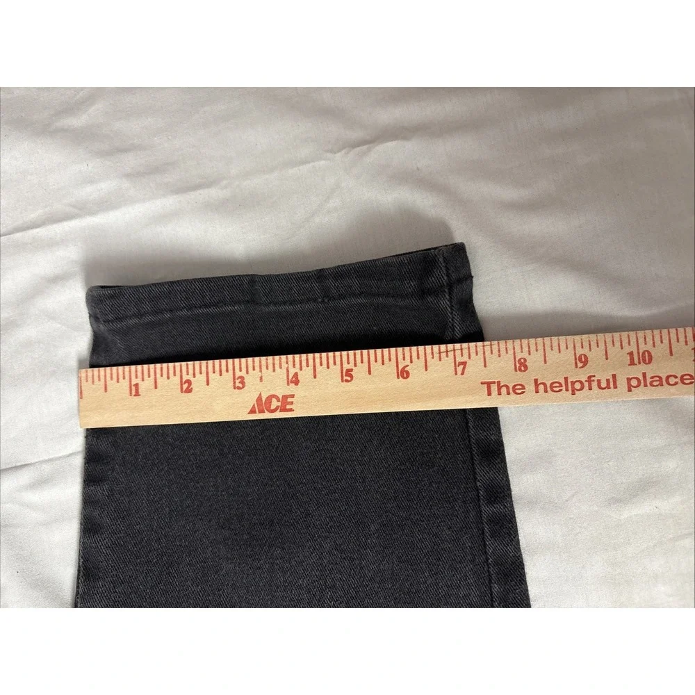 Just My Size Straight Leg Jeans Women Sz 18W/33 (Measured 30x28) Black Stretch